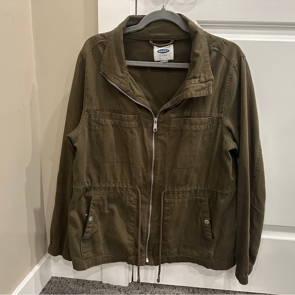 Old navy zip up utility jacket| size L - Picture 1 of 3